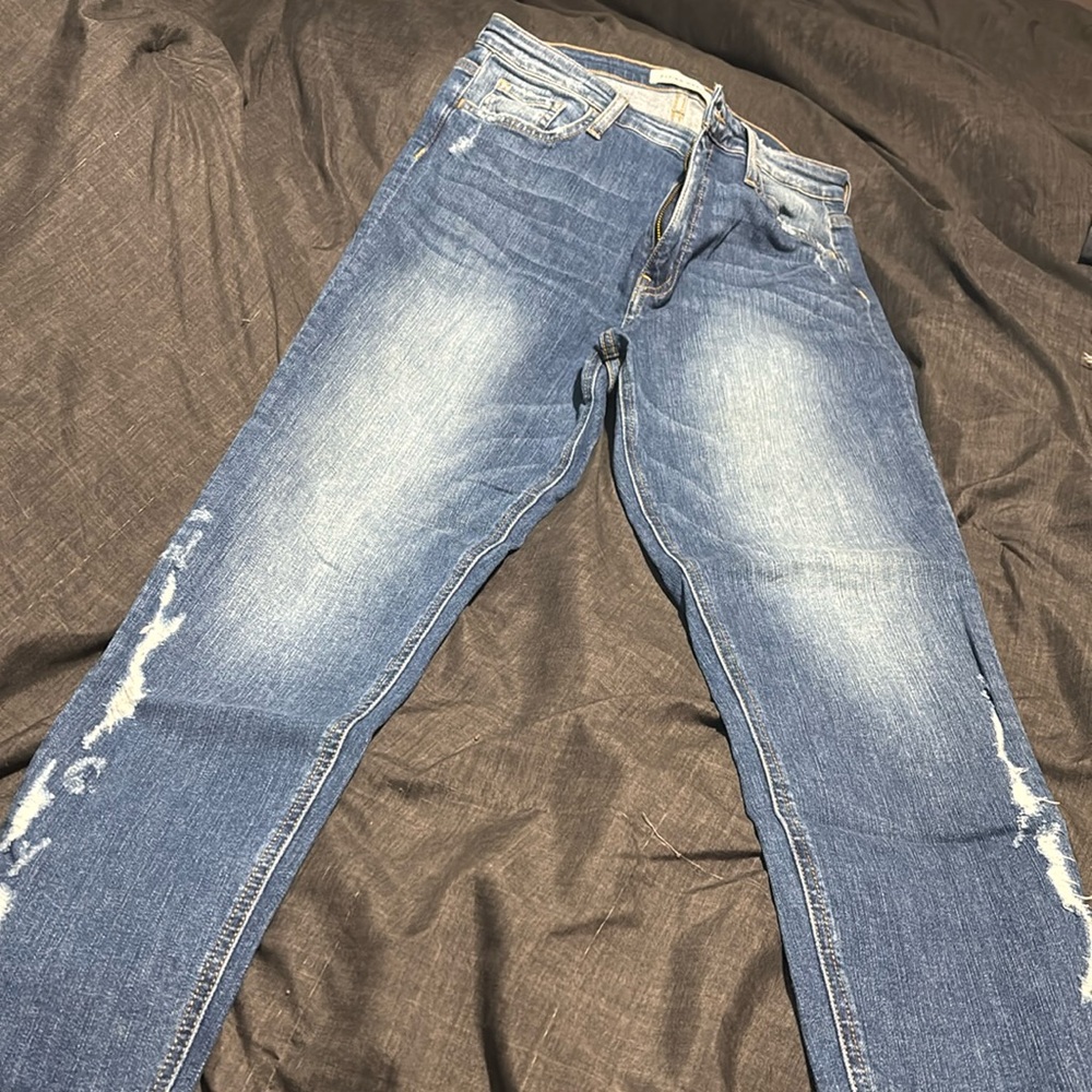 Gently used flying monkey jeans